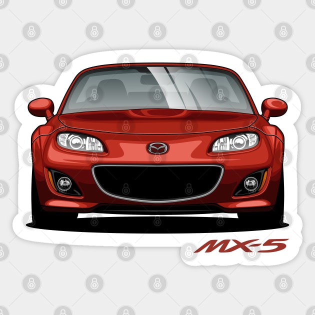 Mazda Miata MX-5 Roadster Sticker by idrdesign